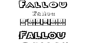 Coloriage Fallou