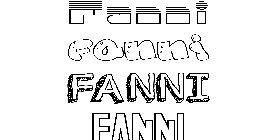 Coloriage Fanni