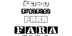 Coloriage Fara