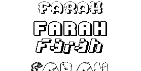 Coloriage Farah