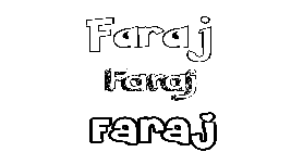 Coloriage Faraj