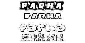 Coloriage Farha