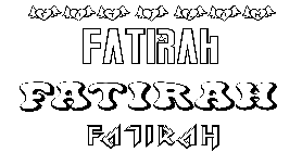 Coloriage Fatirah