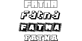 Coloriage Fatna