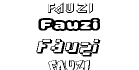 Coloriage Fauzi