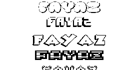 Coloriage Fayaz