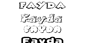 Coloriage Fayda