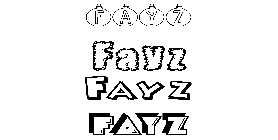 Coloriage Fayz