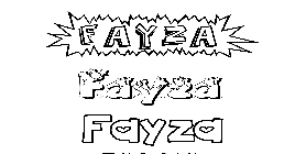 Coloriage Fayza