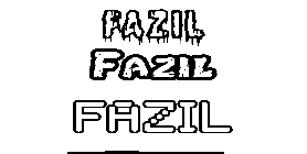 Coloriage Fazil