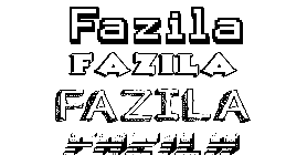 Coloriage Fazila