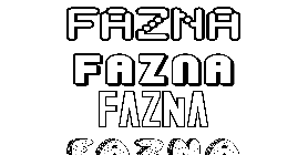 Coloriage Fazna