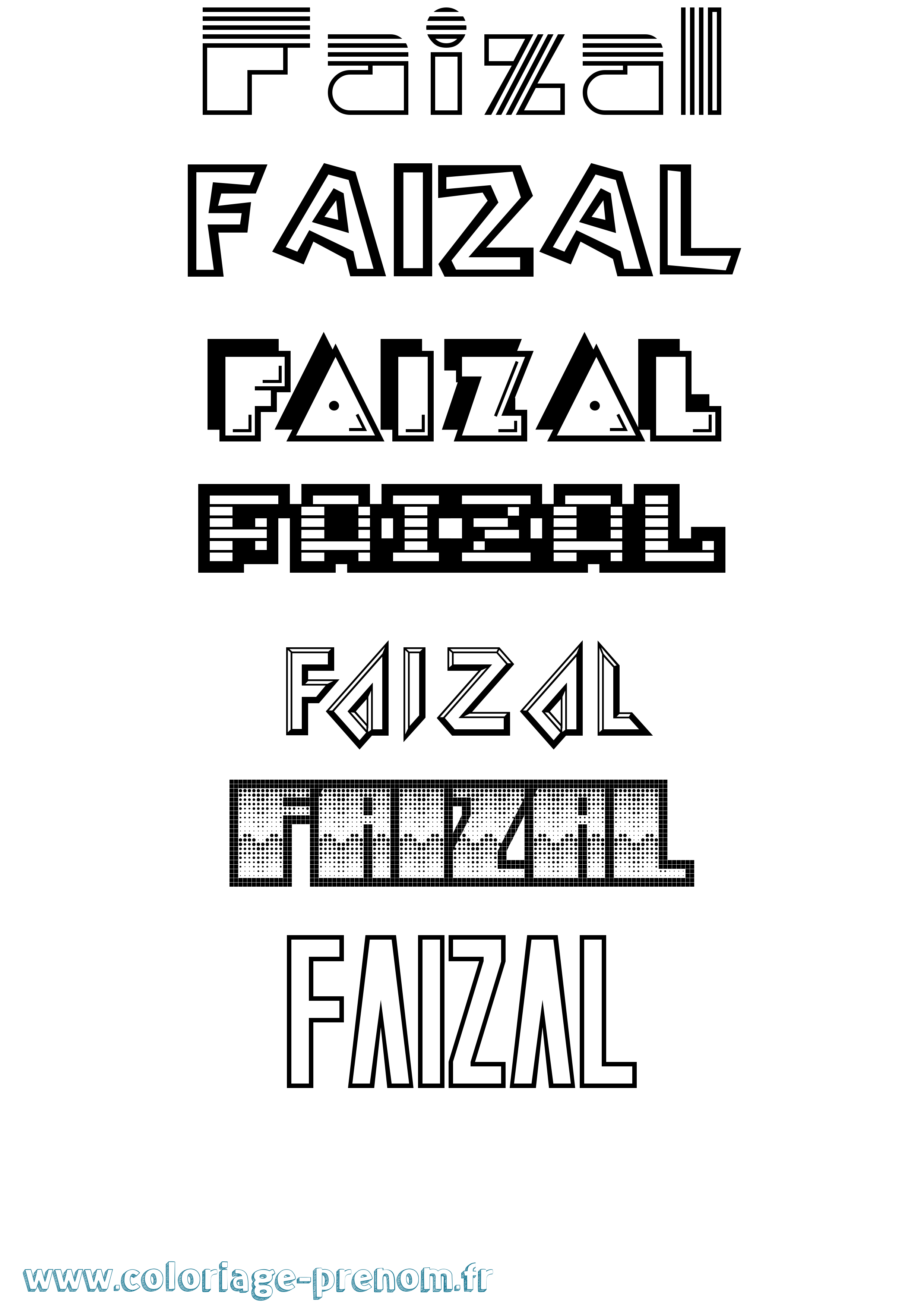 Coloriage Faizal Jeux Vidéos Coloriage prénom Faizal Jeux Vidéos