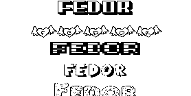 Coloriage Fedor