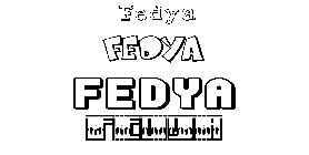 Coloriage Fedya