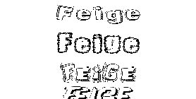 Coloriage Feige