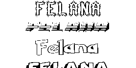 Coloriage Felana