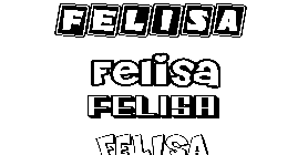 Coloriage Felisa