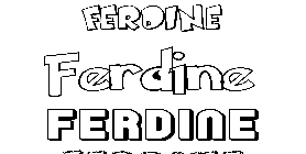 Coloriage Ferdine