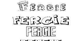 Coloriage Fergie