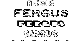 Coloriage Fergus