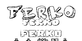 Coloriage Ferko