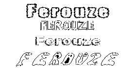 Coloriage Ferouze