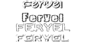 Coloriage Feryel