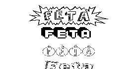 Coloriage Feta