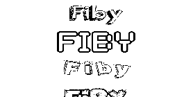 Coloriage Fiby