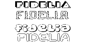 Coloriage Fidelia