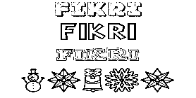 Coloriage Fikri