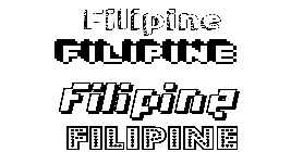 Coloriage Filipine