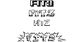 Coloriage Fitz