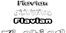 Coloriage Flavian