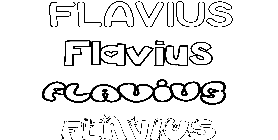 Coloriage Flavius