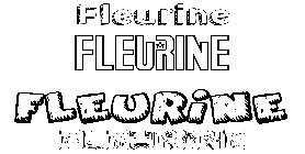 Coloriage Fleurine