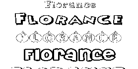 Coloriage Florance