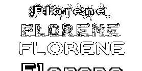 Coloriage Florene