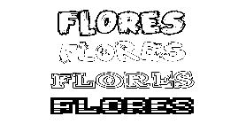 Coloriage Flores