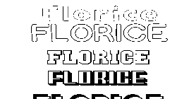 Coloriage Florice