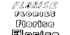 Coloriage Florise