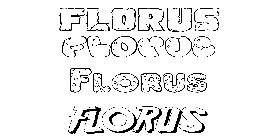 Coloriage Florus