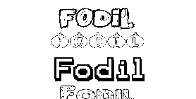 Coloriage Fodil