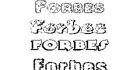 Coloriage Forbes