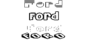 Coloriage Ford