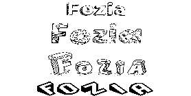 Coloriage Fozia