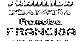 Coloriage Francisa