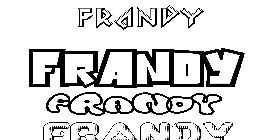 Coloriage Frandy