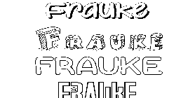 Coloriage Frauke